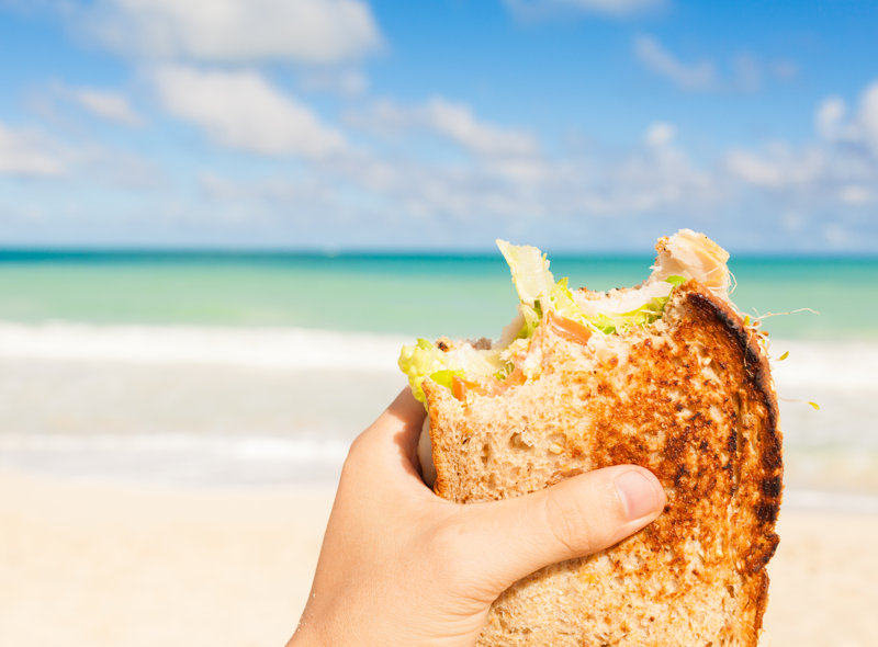 Cibo da portare al mare